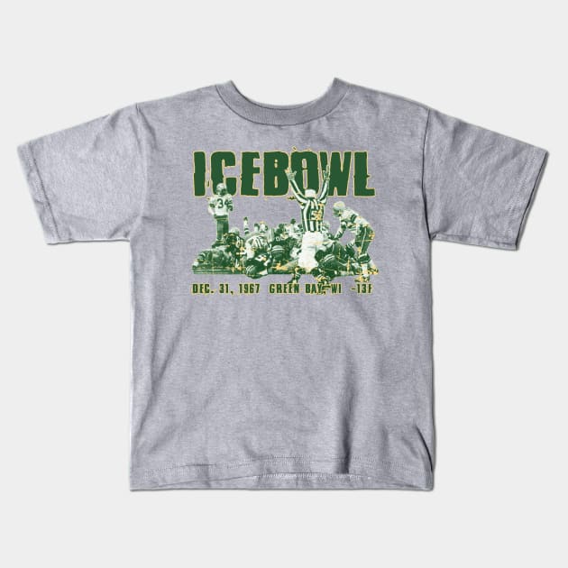 Ice Bowl 12/31/67 Kids T-Shirt by wifecta